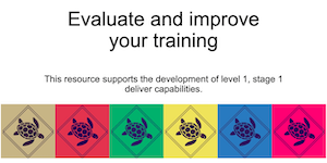 Evaluate and improve your training